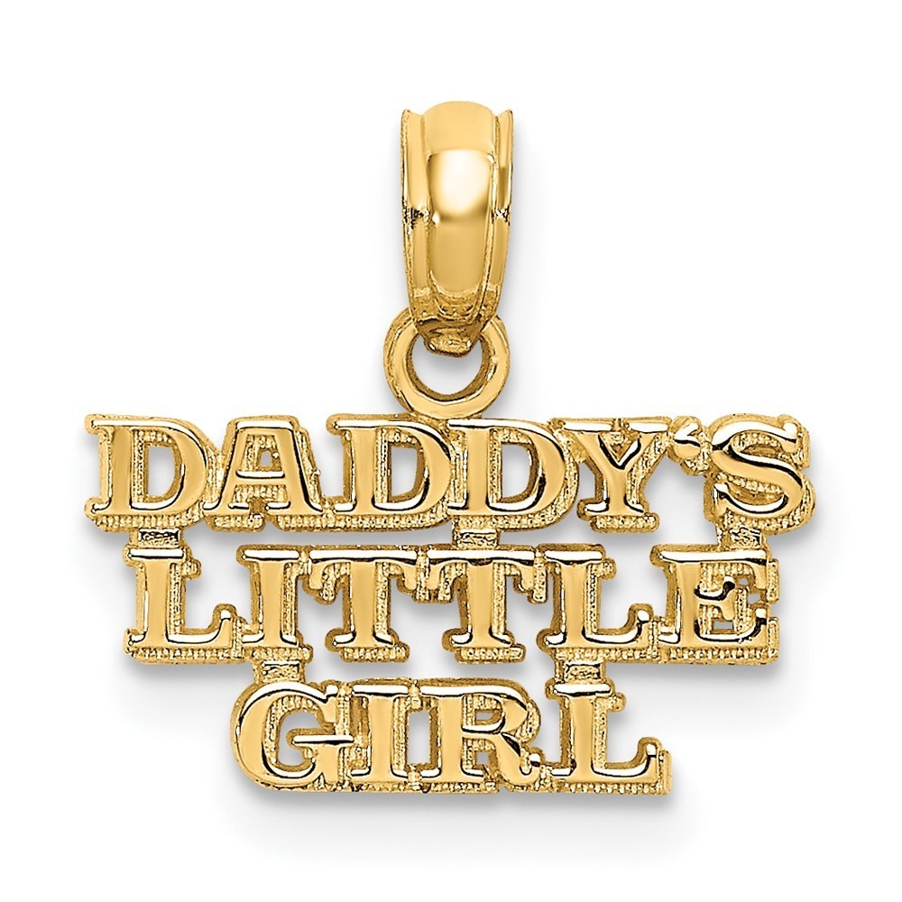 Million Charms 10k Yellow Gold Daddys Little Girl Charm